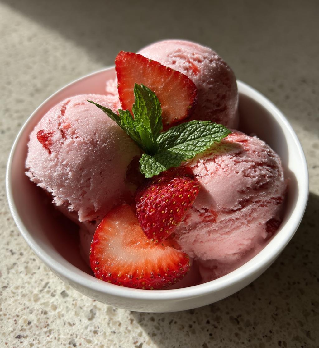 frozen strawberry desserts