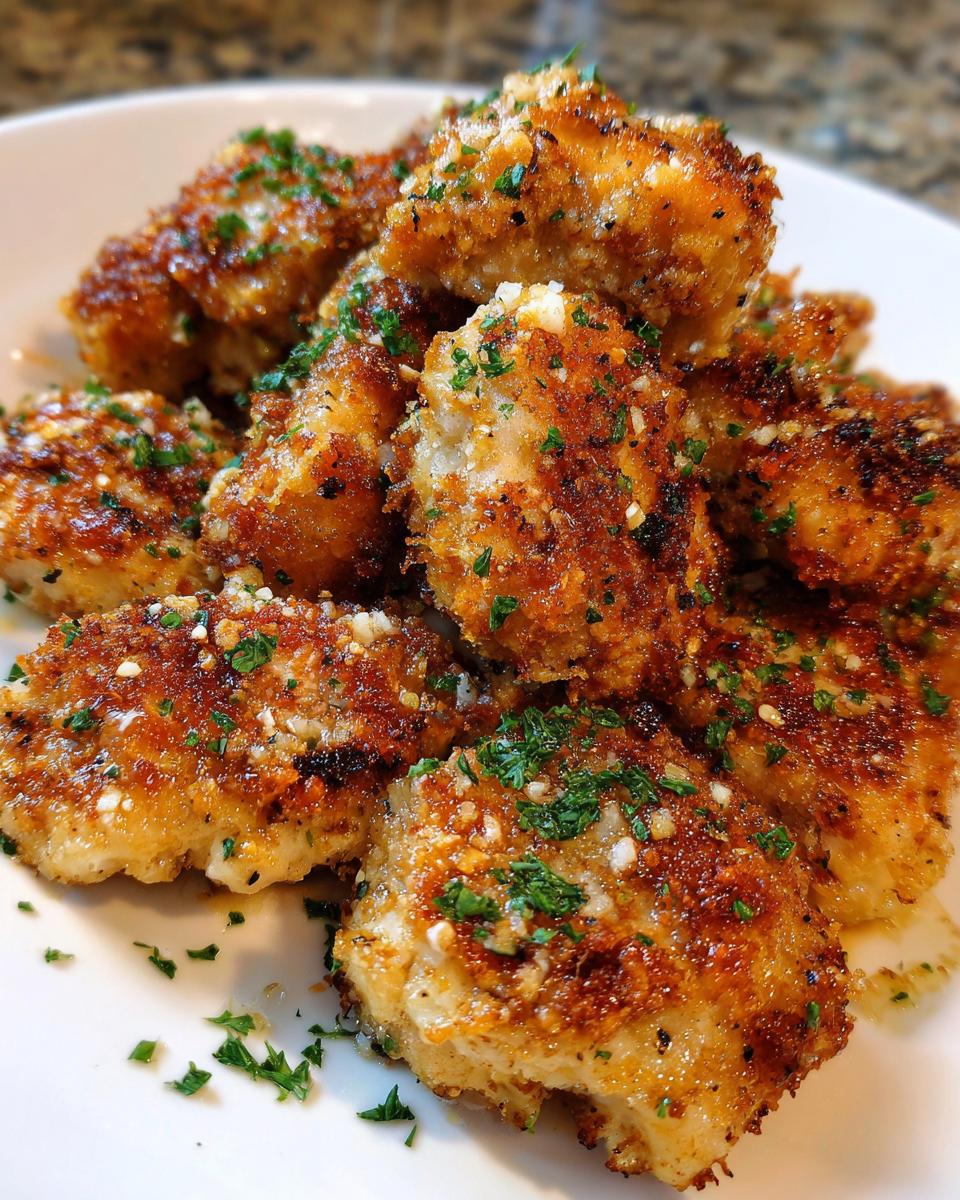 garlic parmesan chicken bites