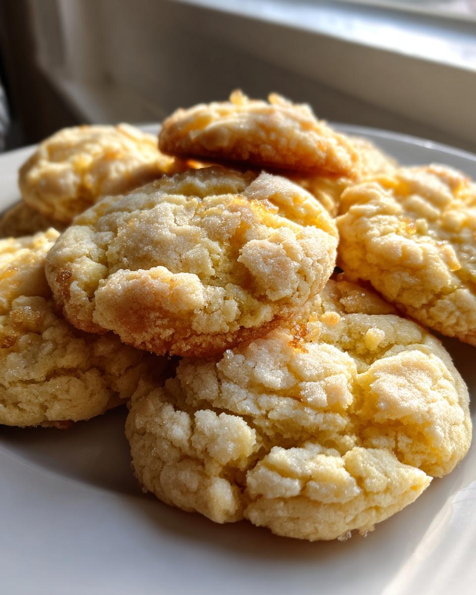 gooey butter cookies - detail 1