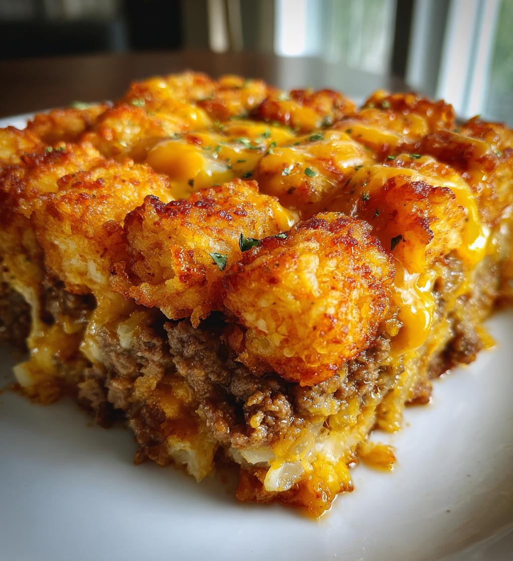 ground beef recipes tater tots - detail 1