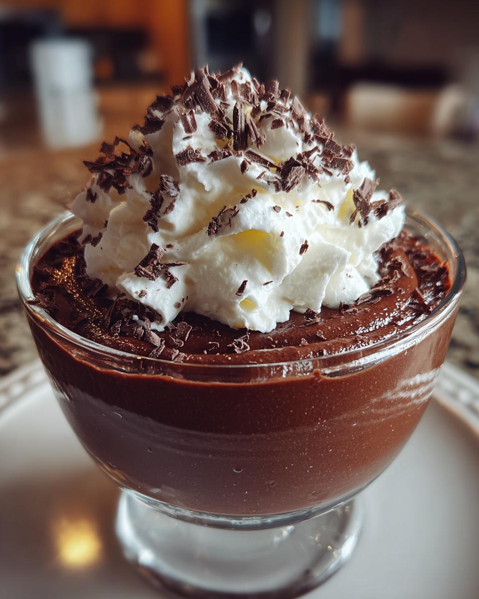groundhog day chocolate mousse - detail 1