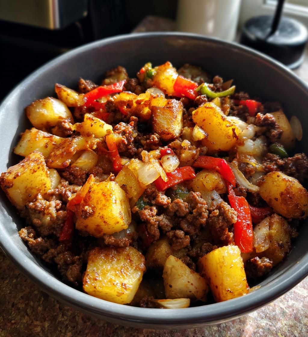 hamburger hash recipe - detail 1
