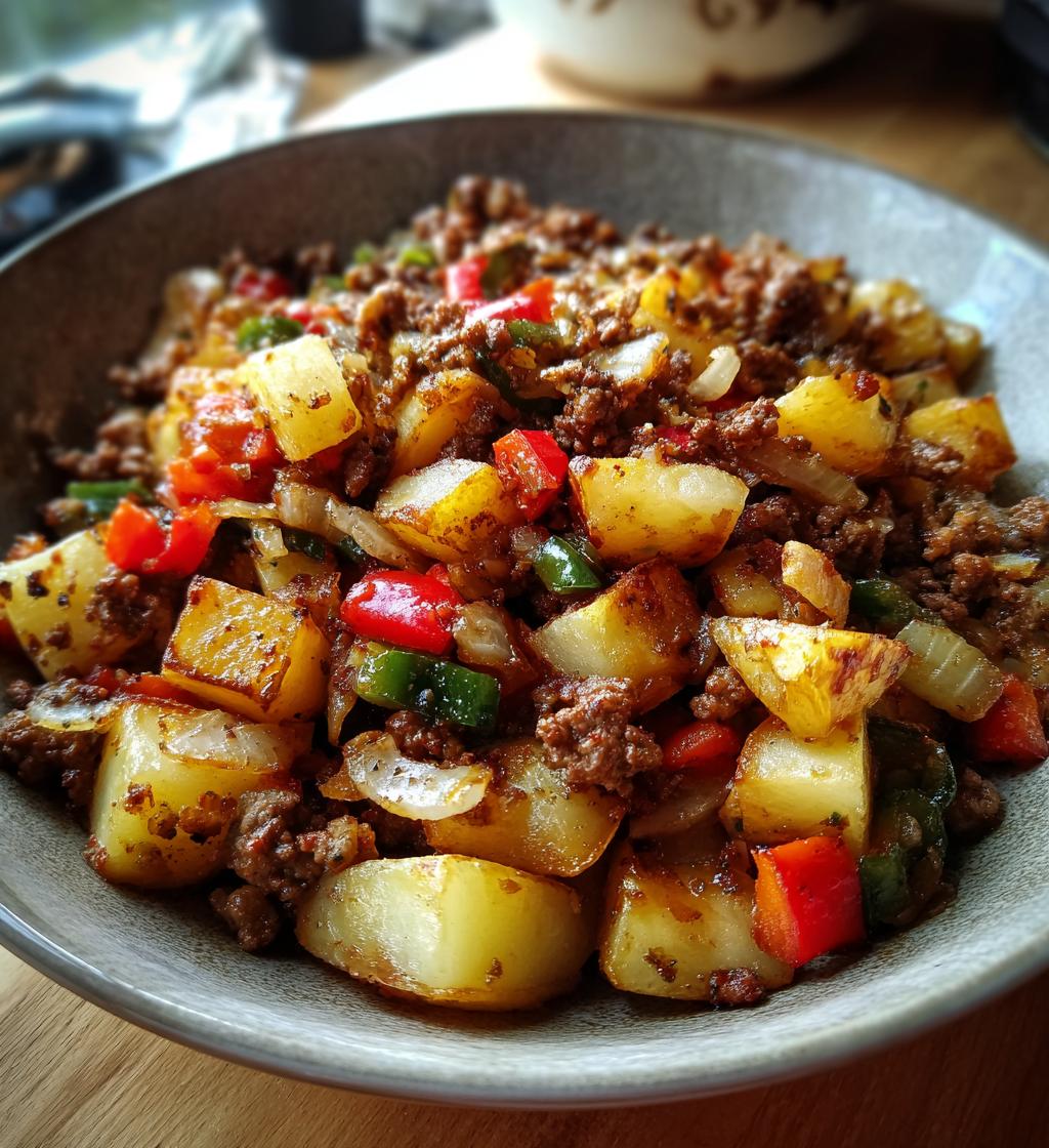hamburger hash recipe