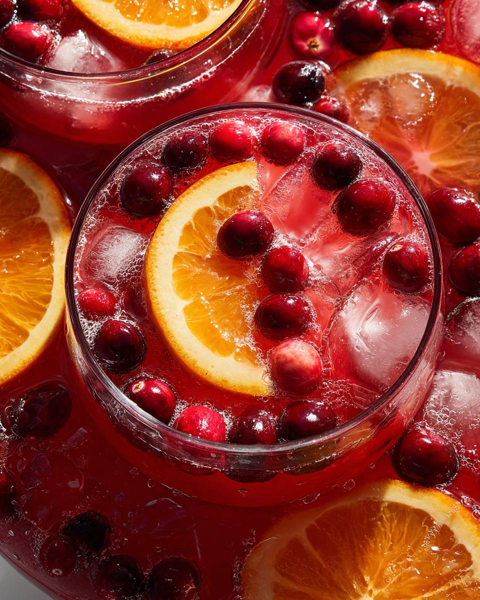 holiday spiked punch cocktail recipe - detail 1