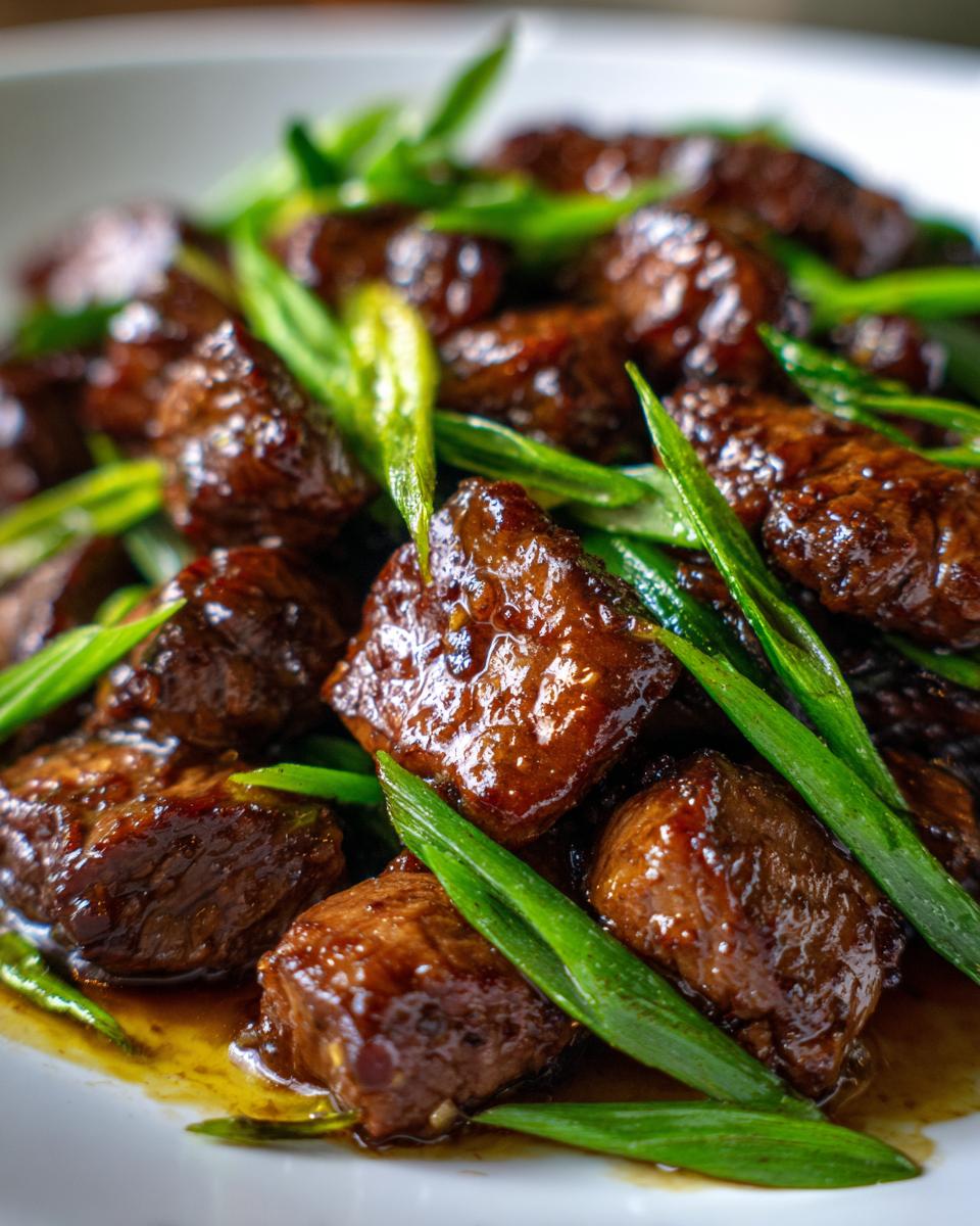 honey garlic steak bites