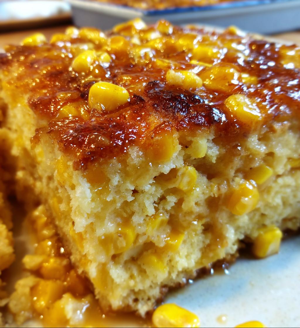 honey glazed corn casserole