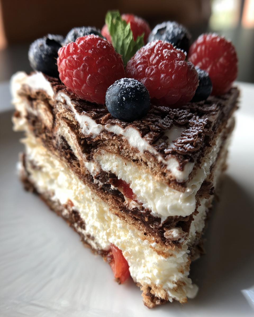 icebox cake - detail 1