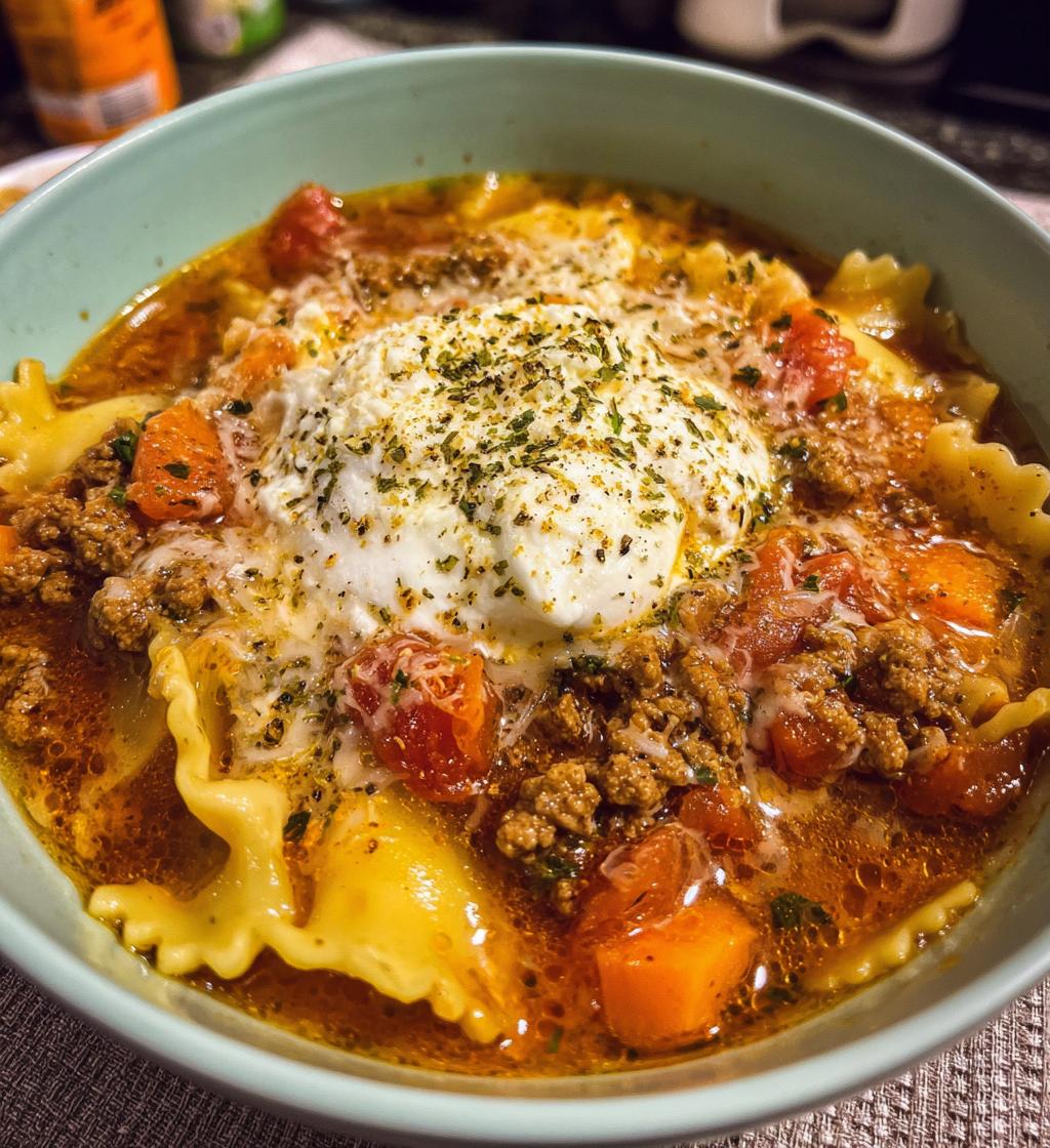 lasagna soup