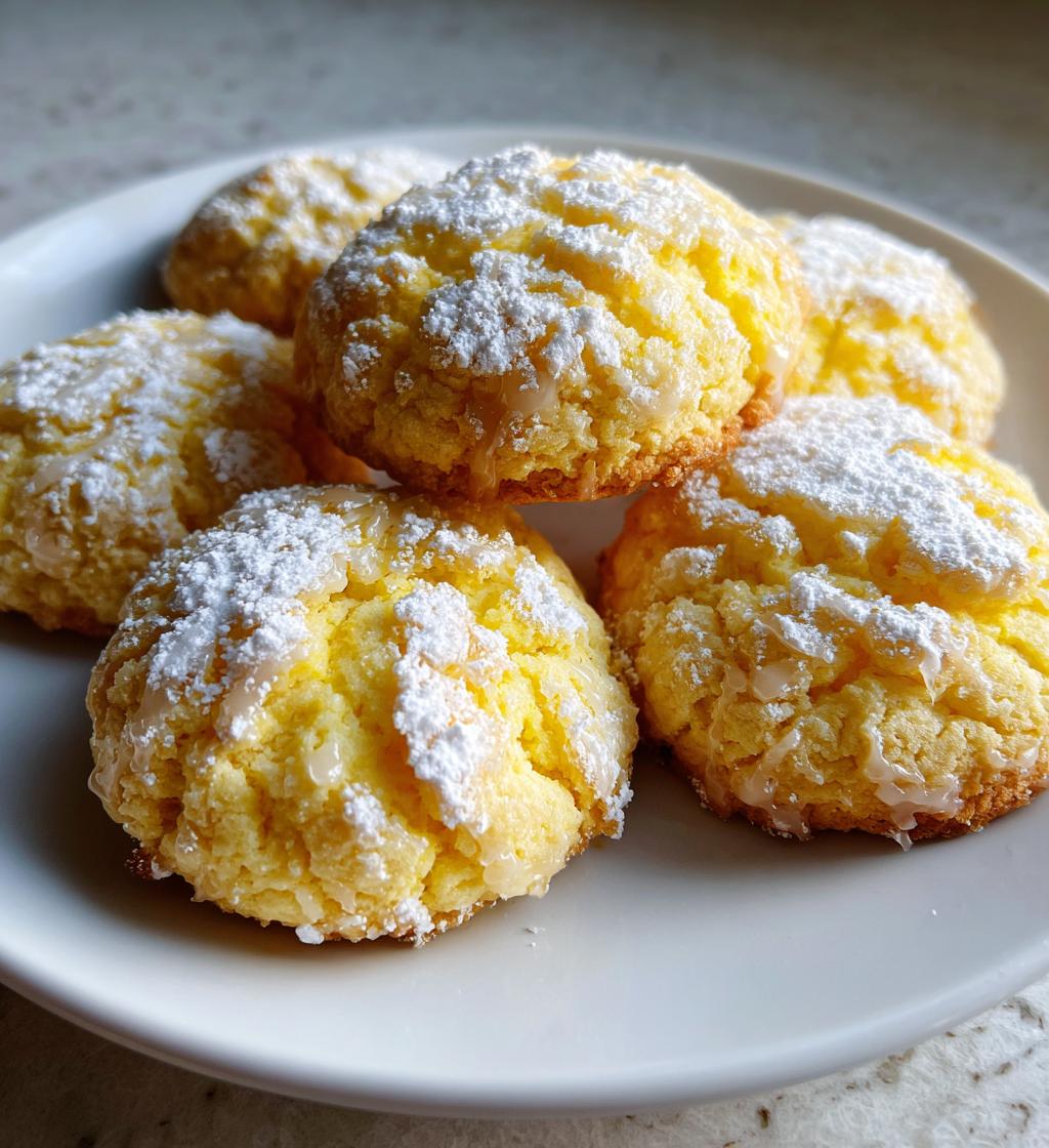 lemon cookies - detail 1