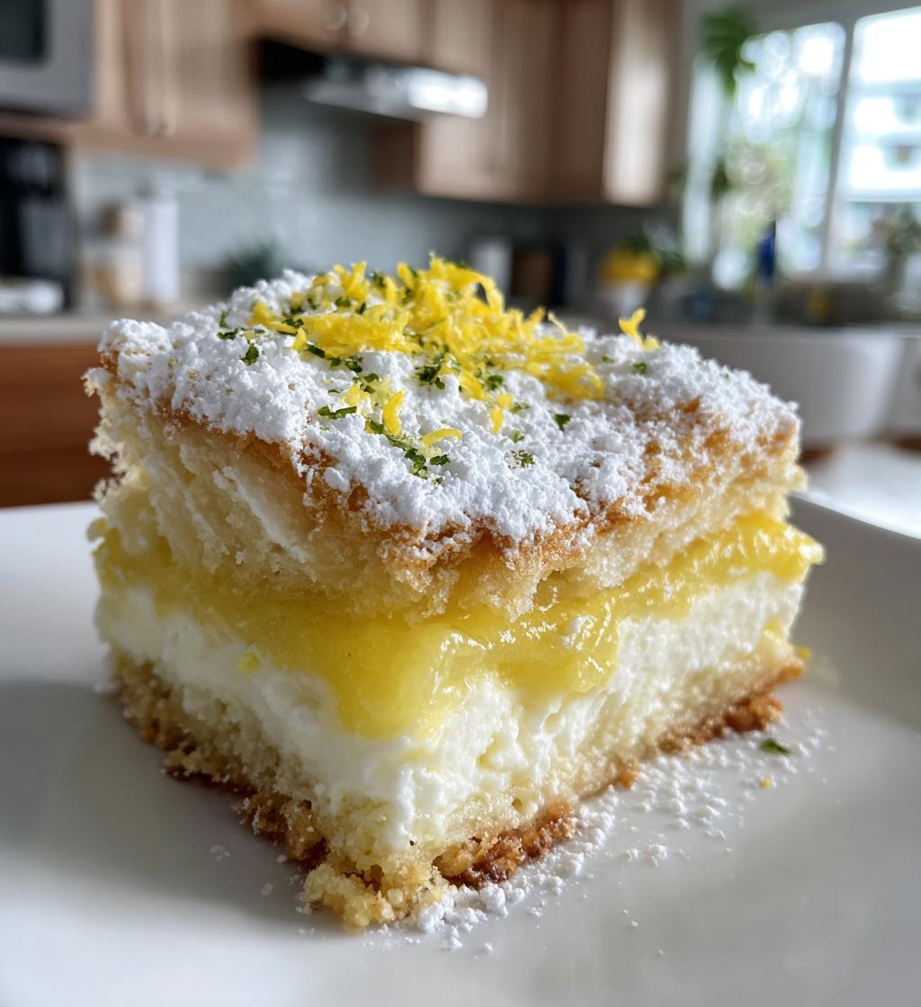 lemon dump cake with cream cheese - detail 1