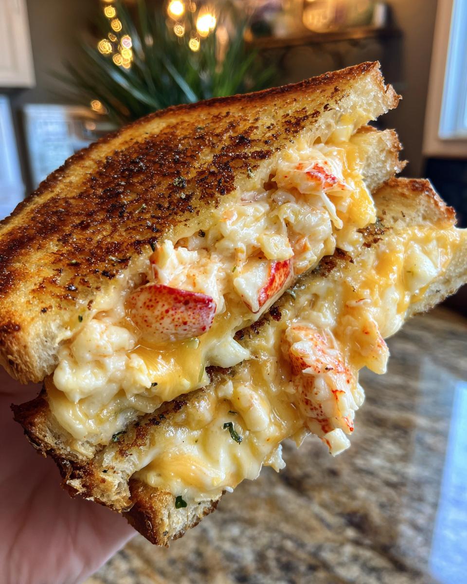 lobster grilled cheese sandwich