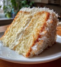 moist coconut cake