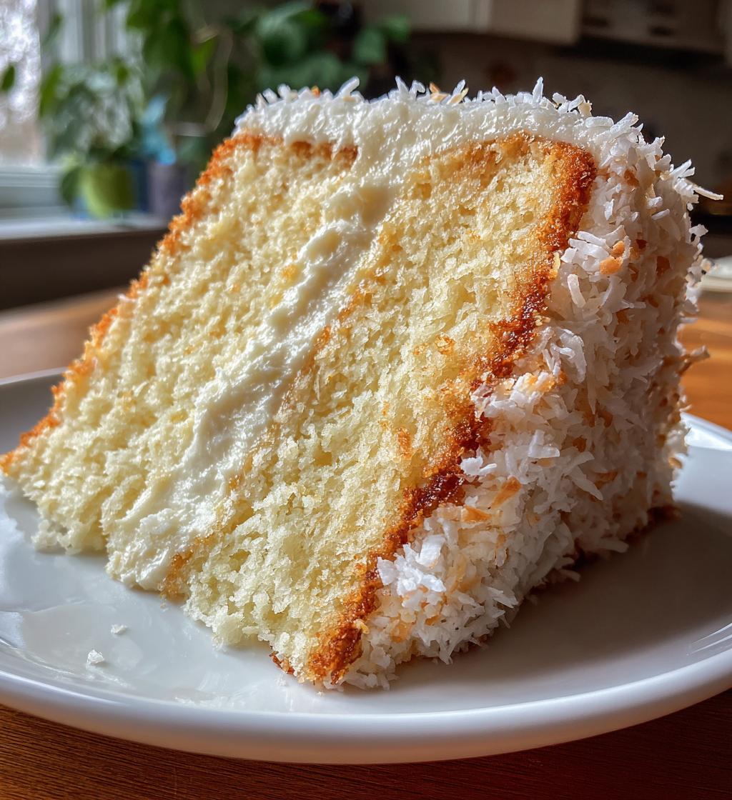 moist coconut cake