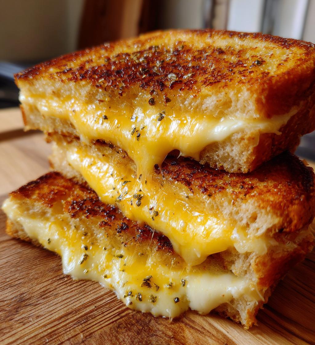 multi cheese grilled cheese