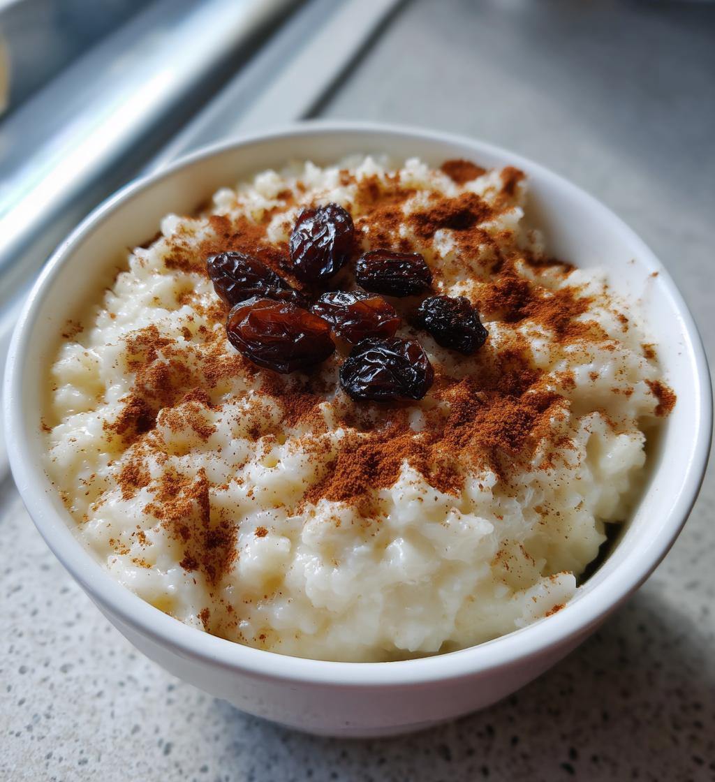 old fashioned rice pudding