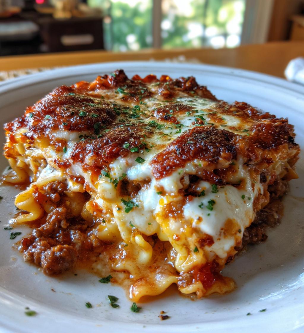 one-pot lasagna soup - detail 1