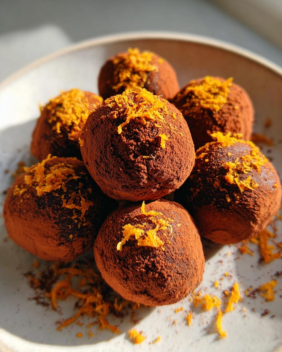 orange truffles