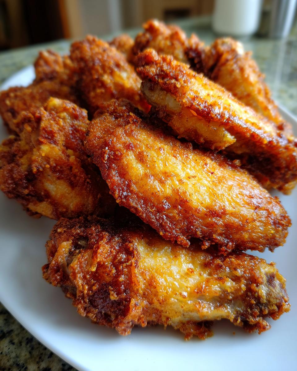 oven fried chicken wings - detail 1