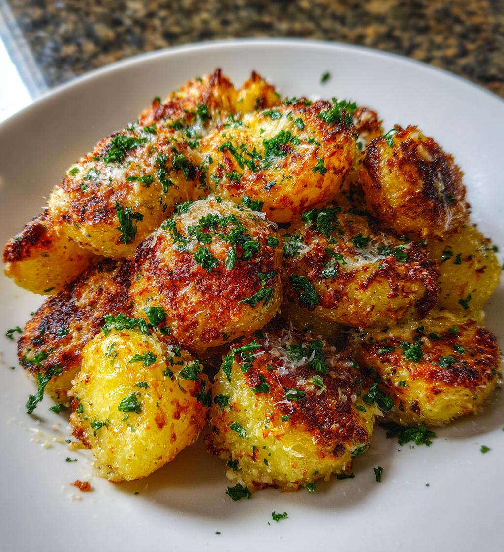 parmesan potatoes - detail 1