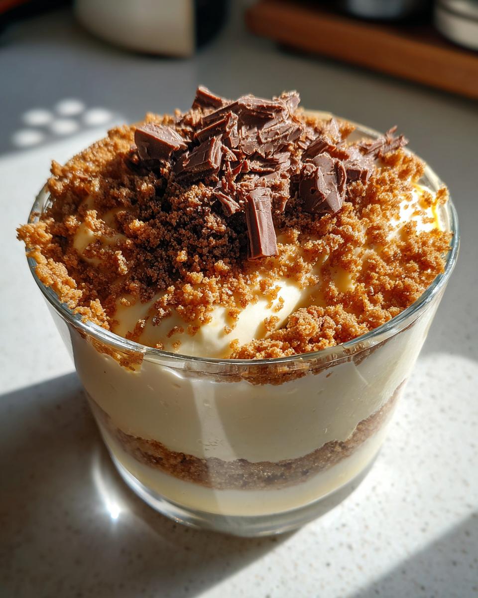 peanut butter cheesecake in a cup - detail 1