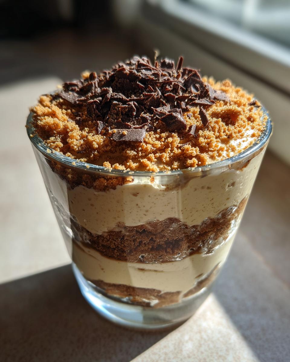 peanut butter cheesecake in a cup