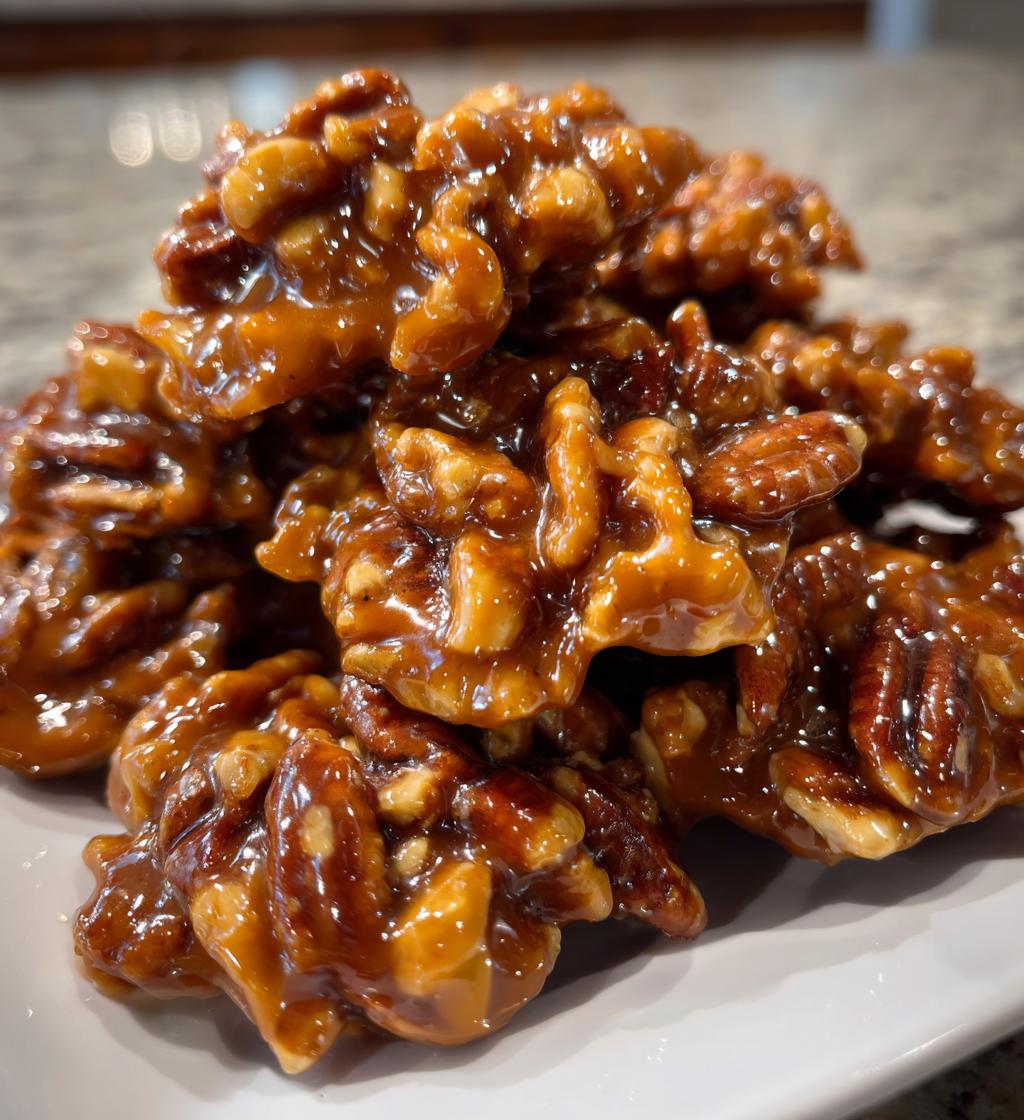 pecan pralines - detail 1