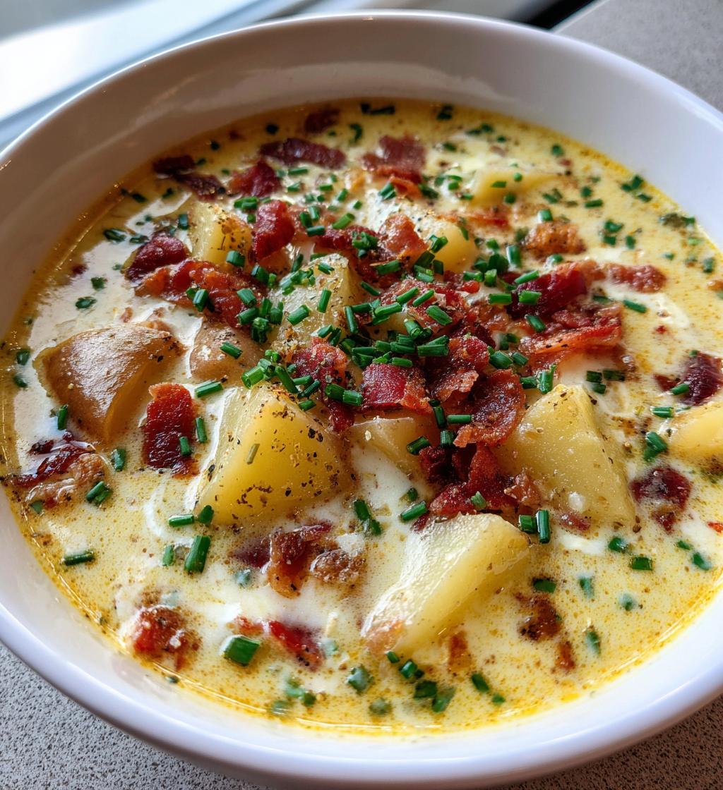 potato and bacon soup