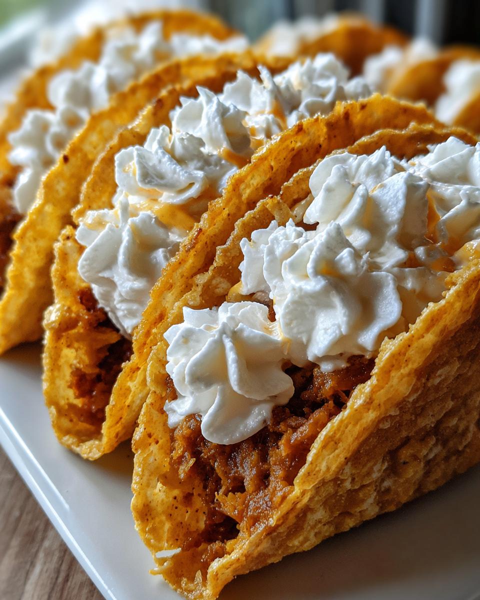 pumpkin pie tacos - detail 1