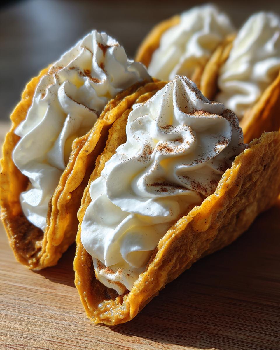 pumpkin pie tacos