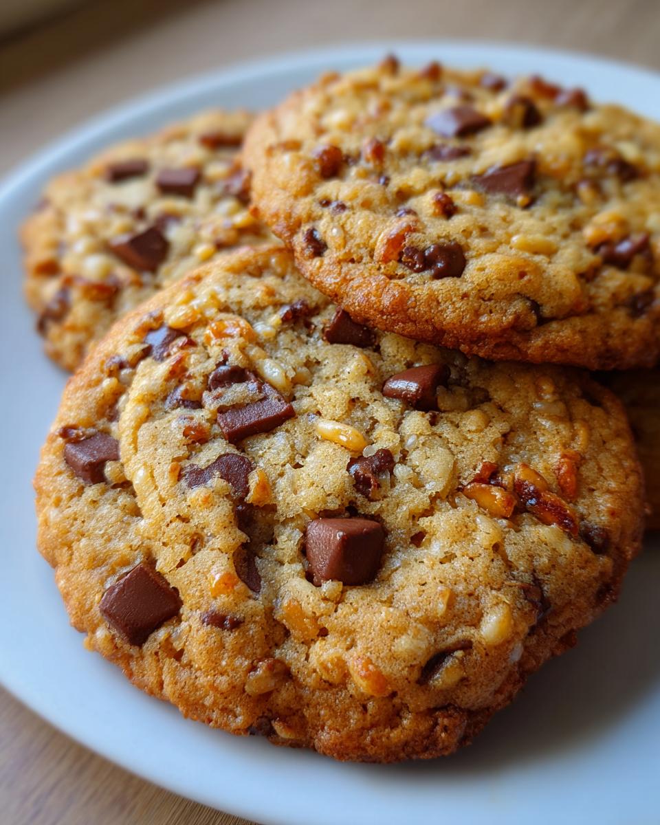 rice krispie chocolate chip cookies