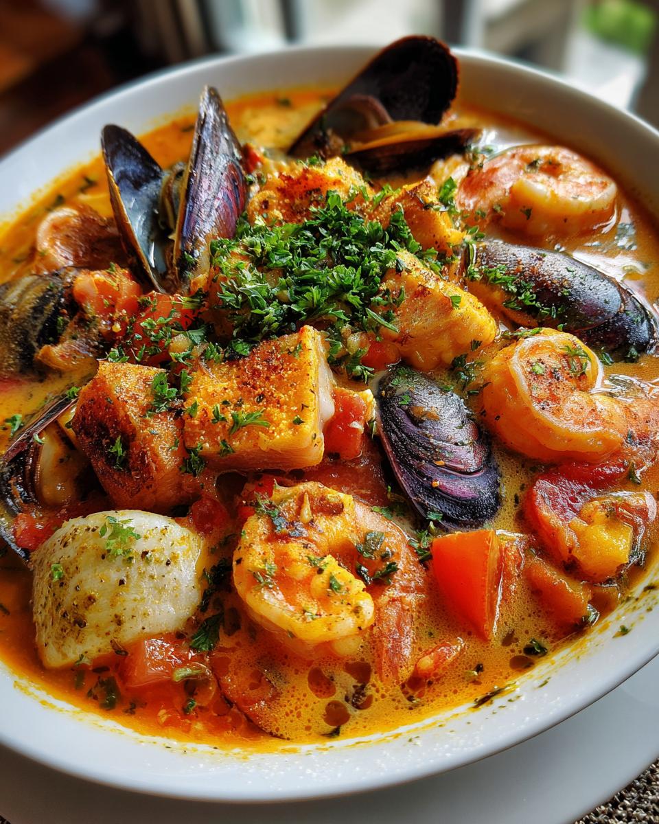 seafood soup - detail 1