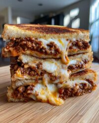 sloppy joe grilled cheese