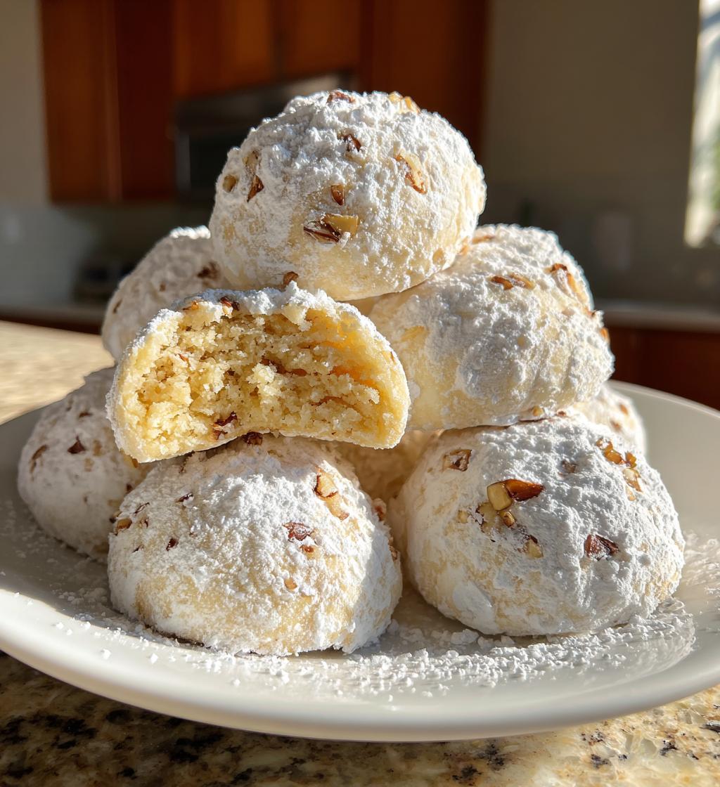 snowball cookies - detail 1