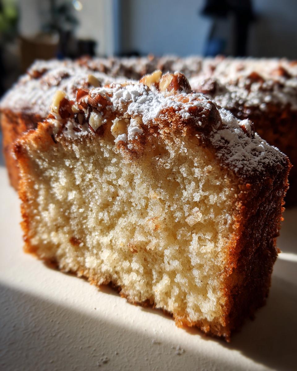 sour cream coffee cake - detail 1