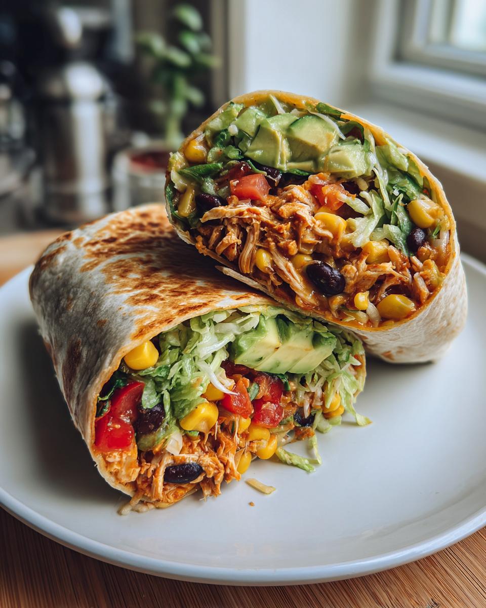 southwest chicken wrap