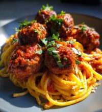 spaghetti and meatballs