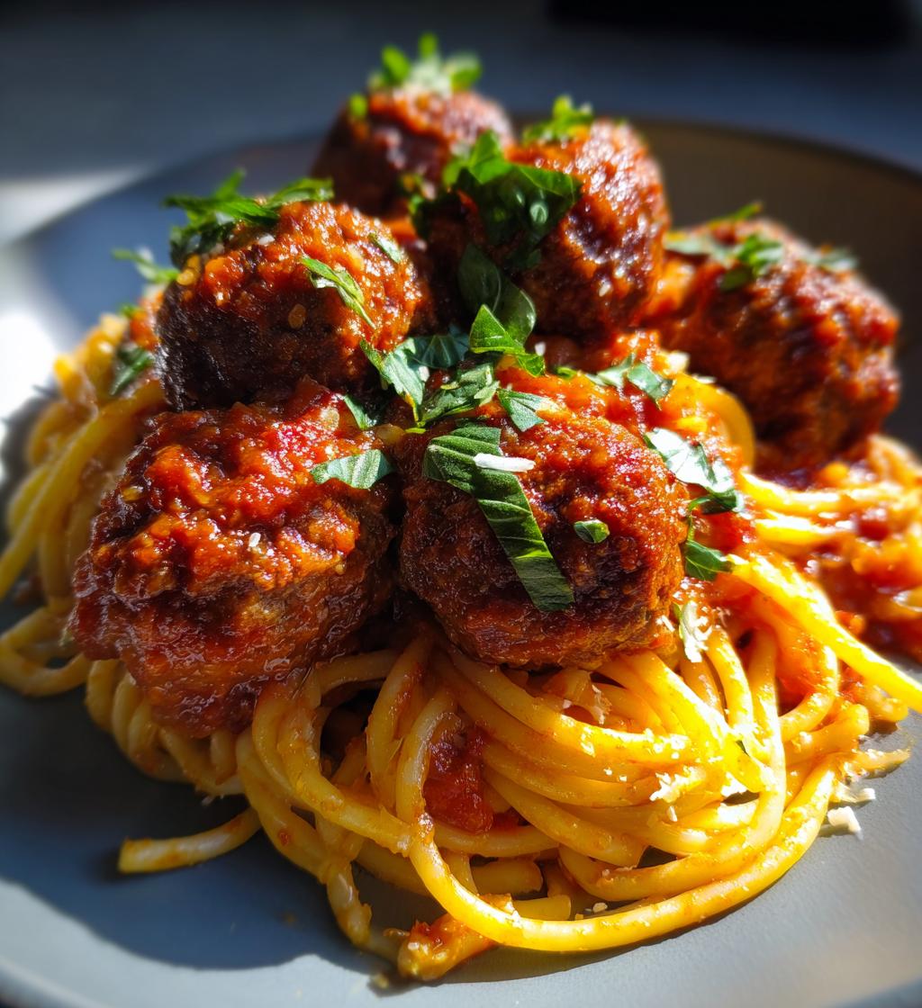 spaghetti and meatballs