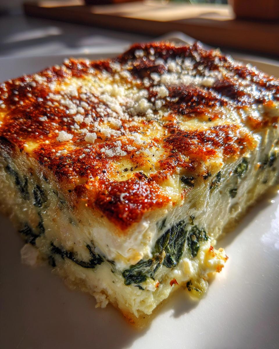 spinach casserole with feta cheese
