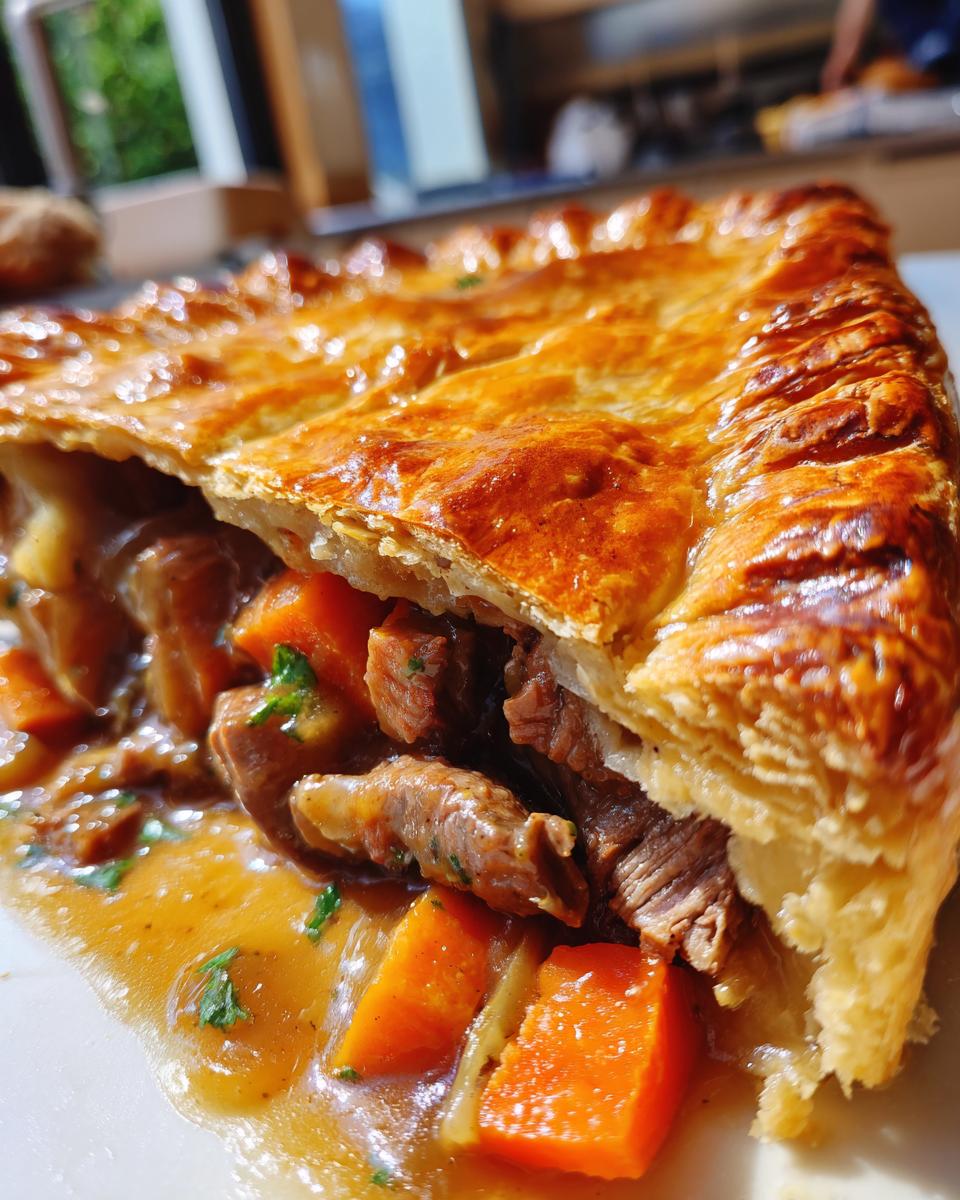 steak and sausage pie