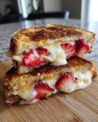 strawberry grilled cheese