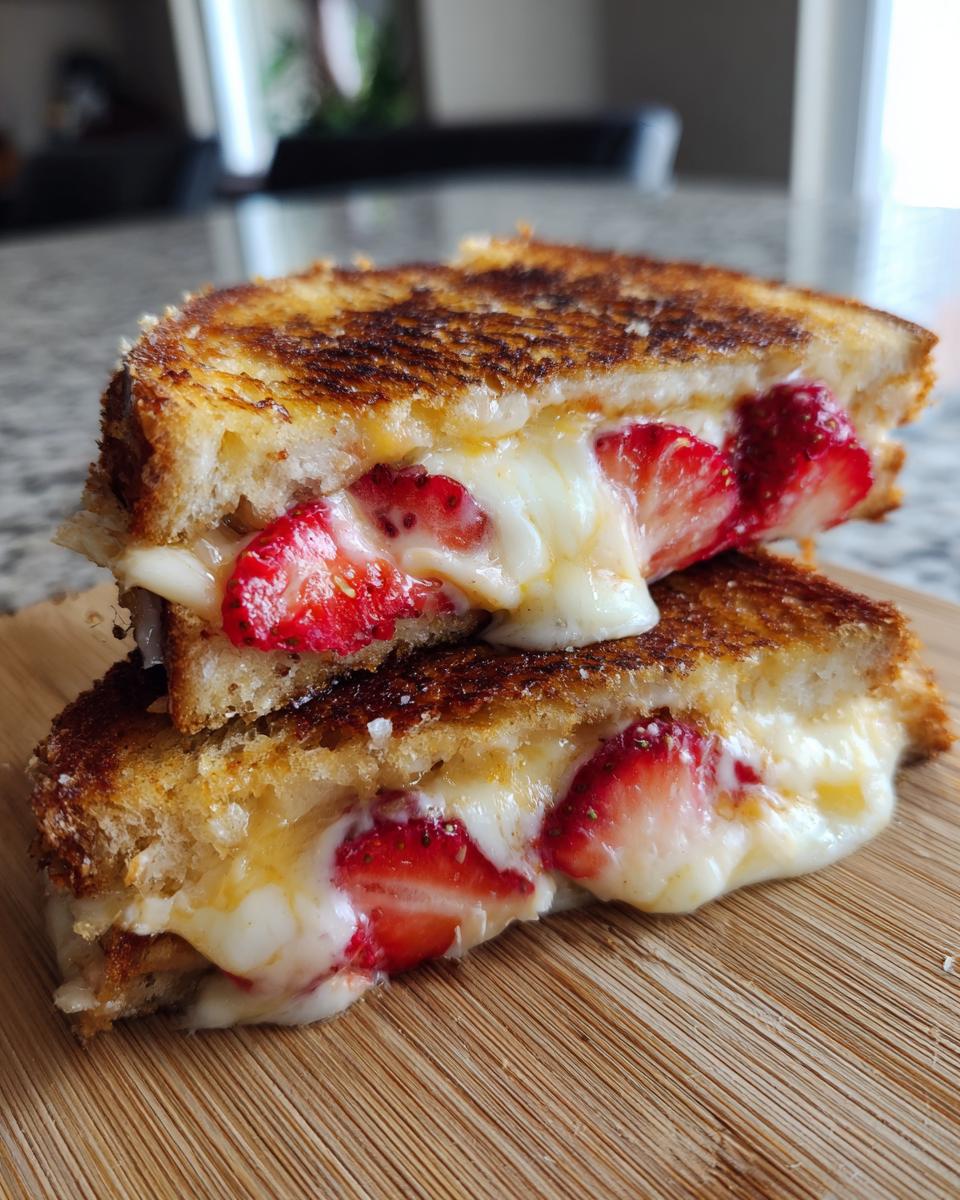 strawberry grilled cheese