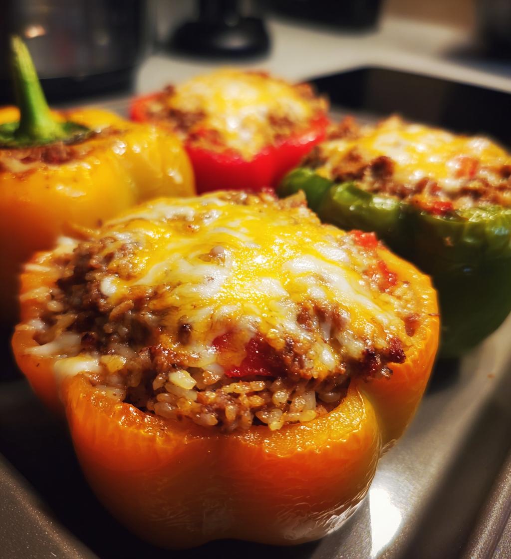 stuffed peppers dinner