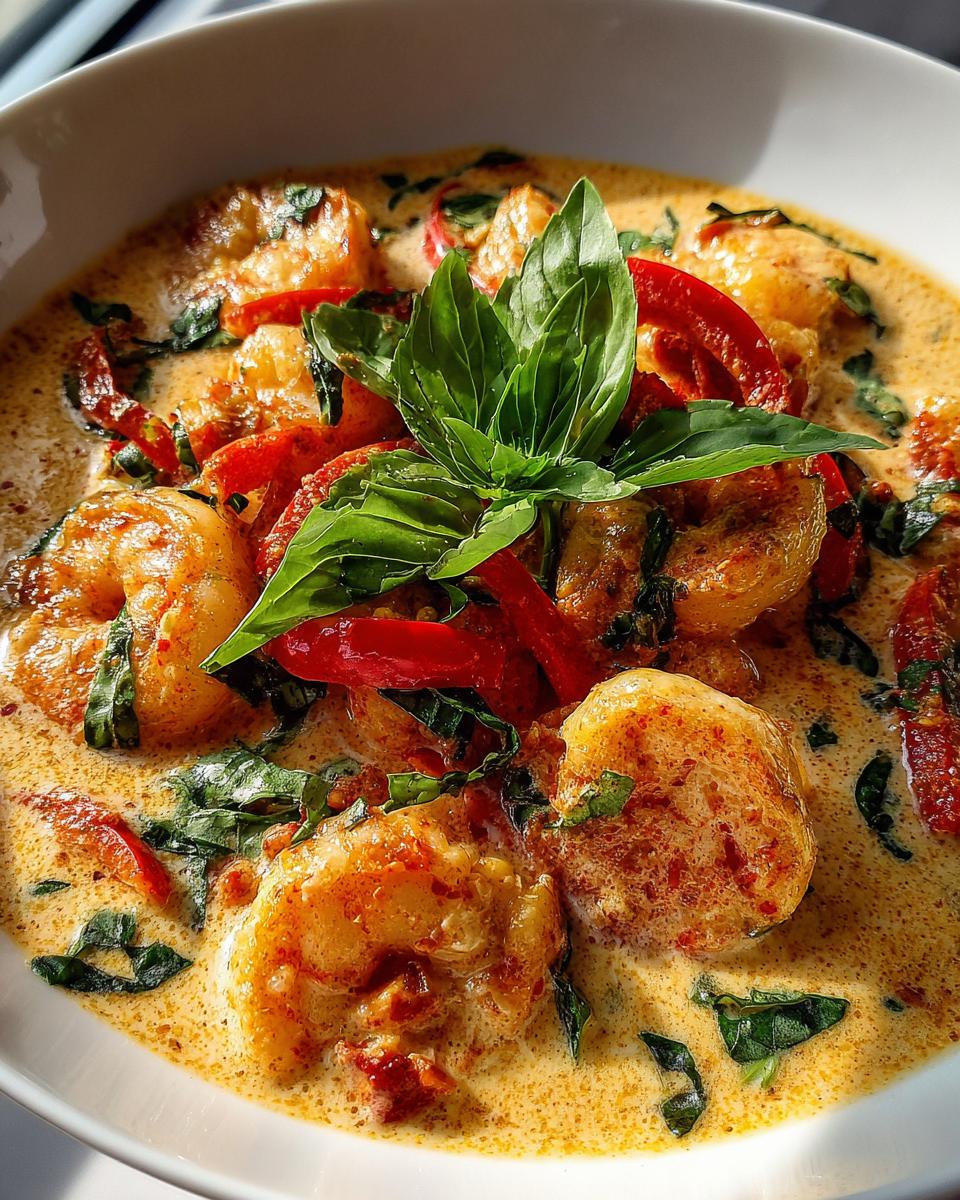 thai prawn curry - detail 1