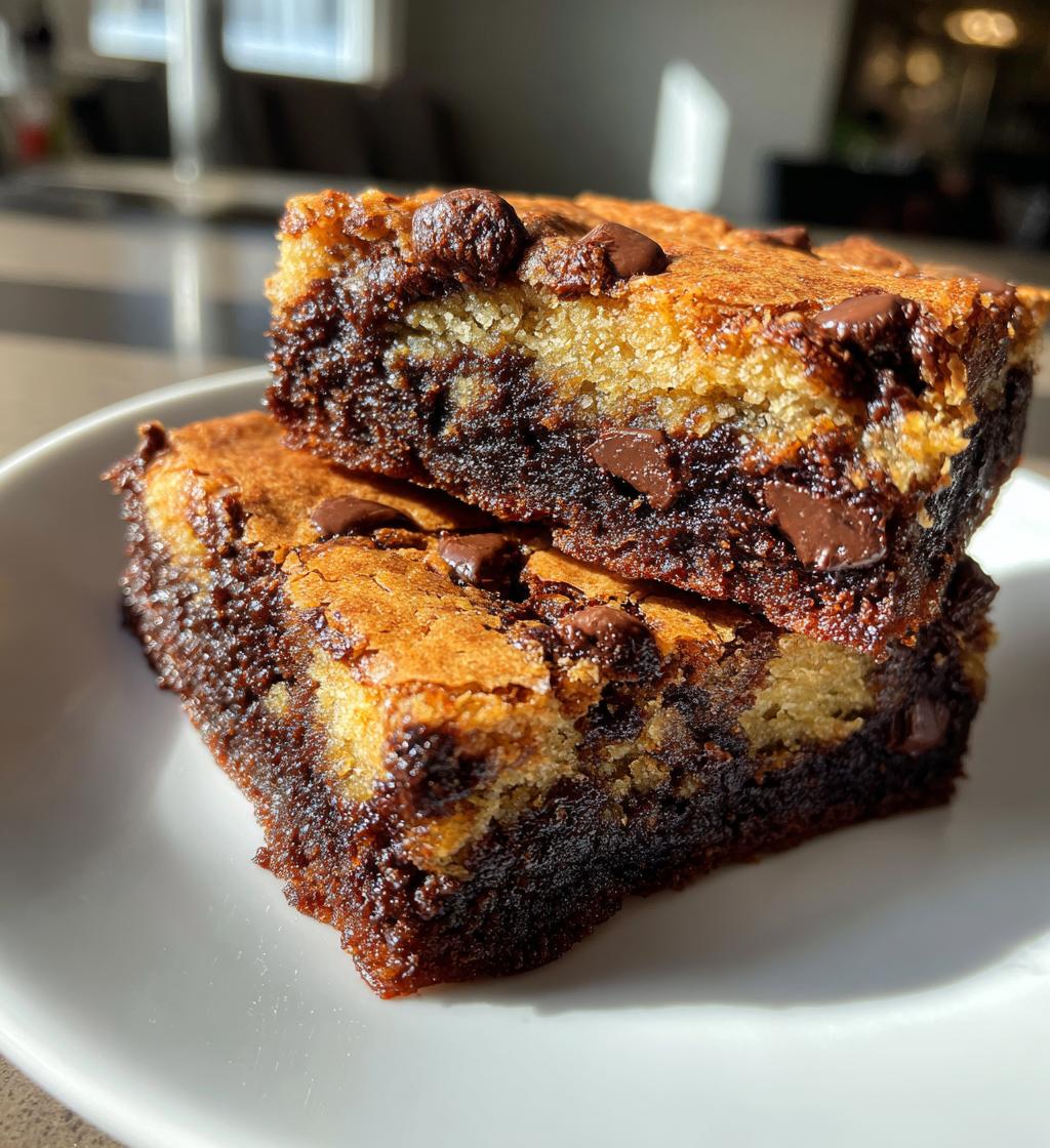 the best fudgy chewy brookies - detail 1