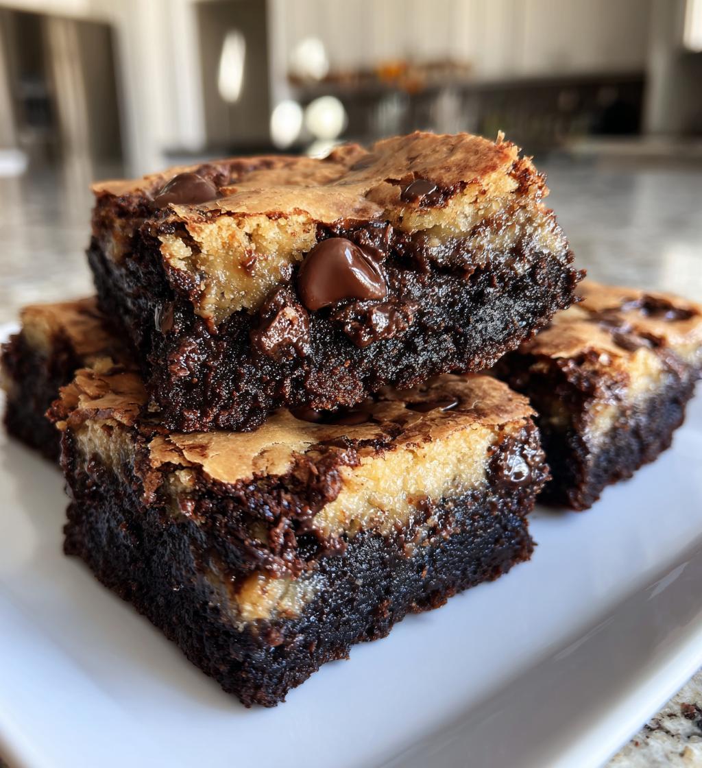 the best fudgy chewy brookies