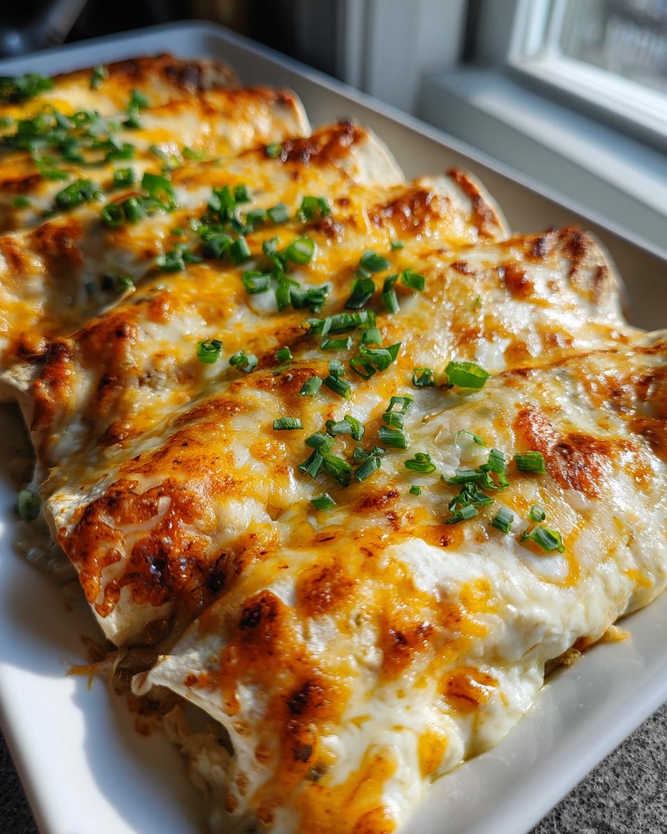 white chicken enchiladas
