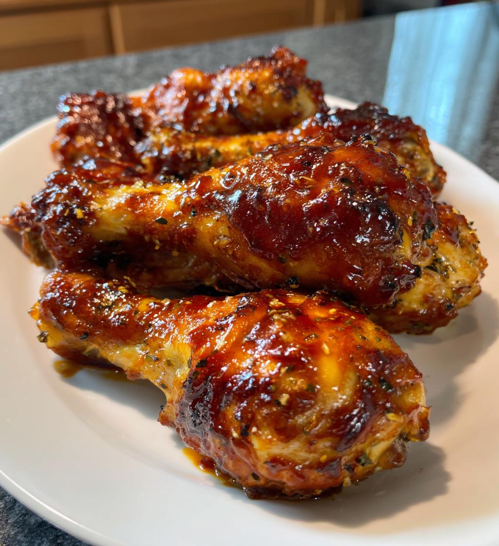 15 minute air fryer bbq chicken drumsticks