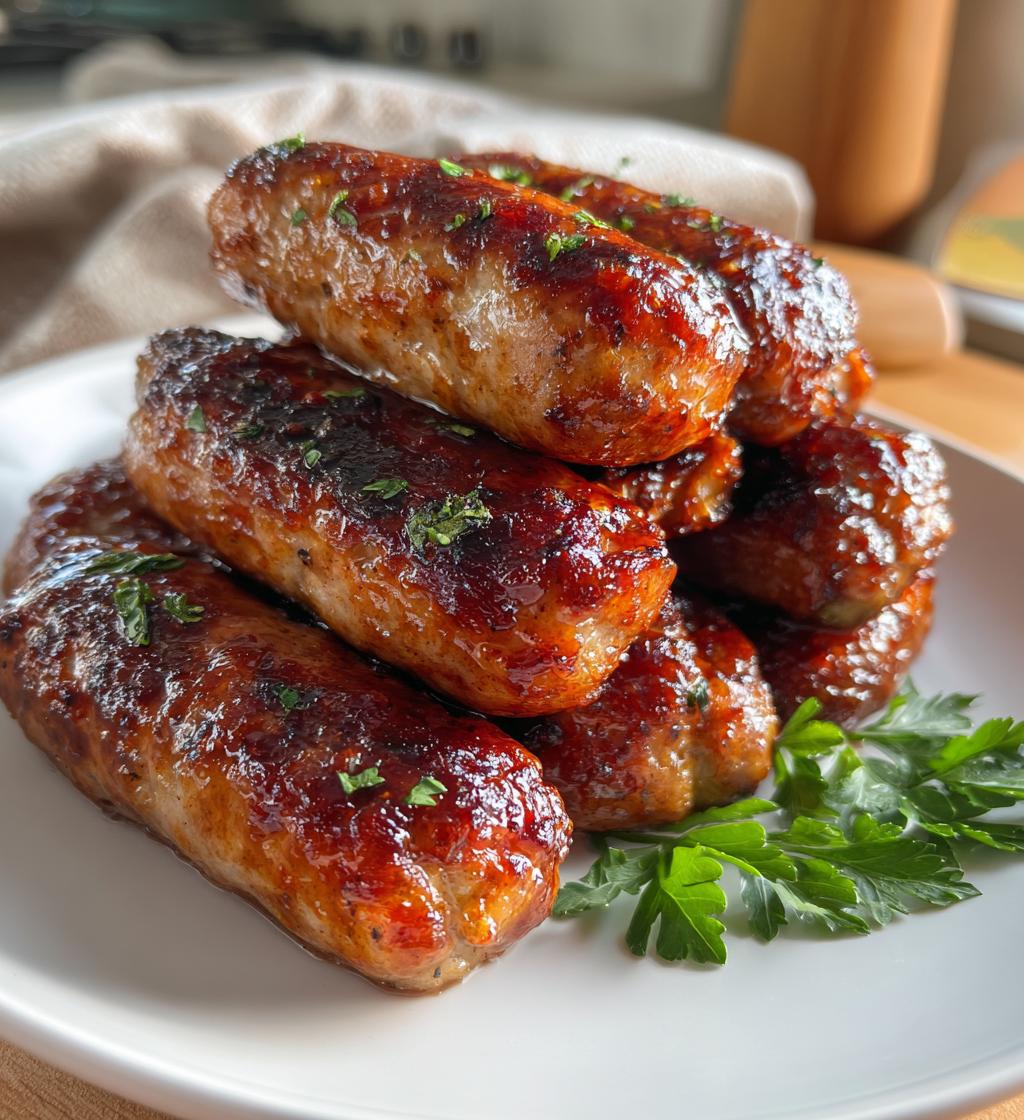 15 minute air fryer breakfast sausages recipe