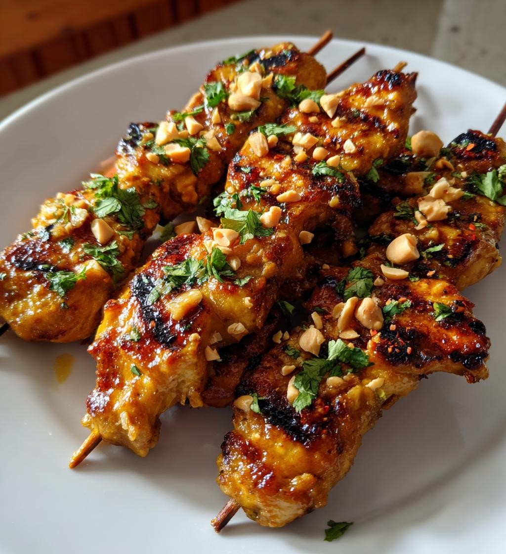 15 minute air fryer chicken satay