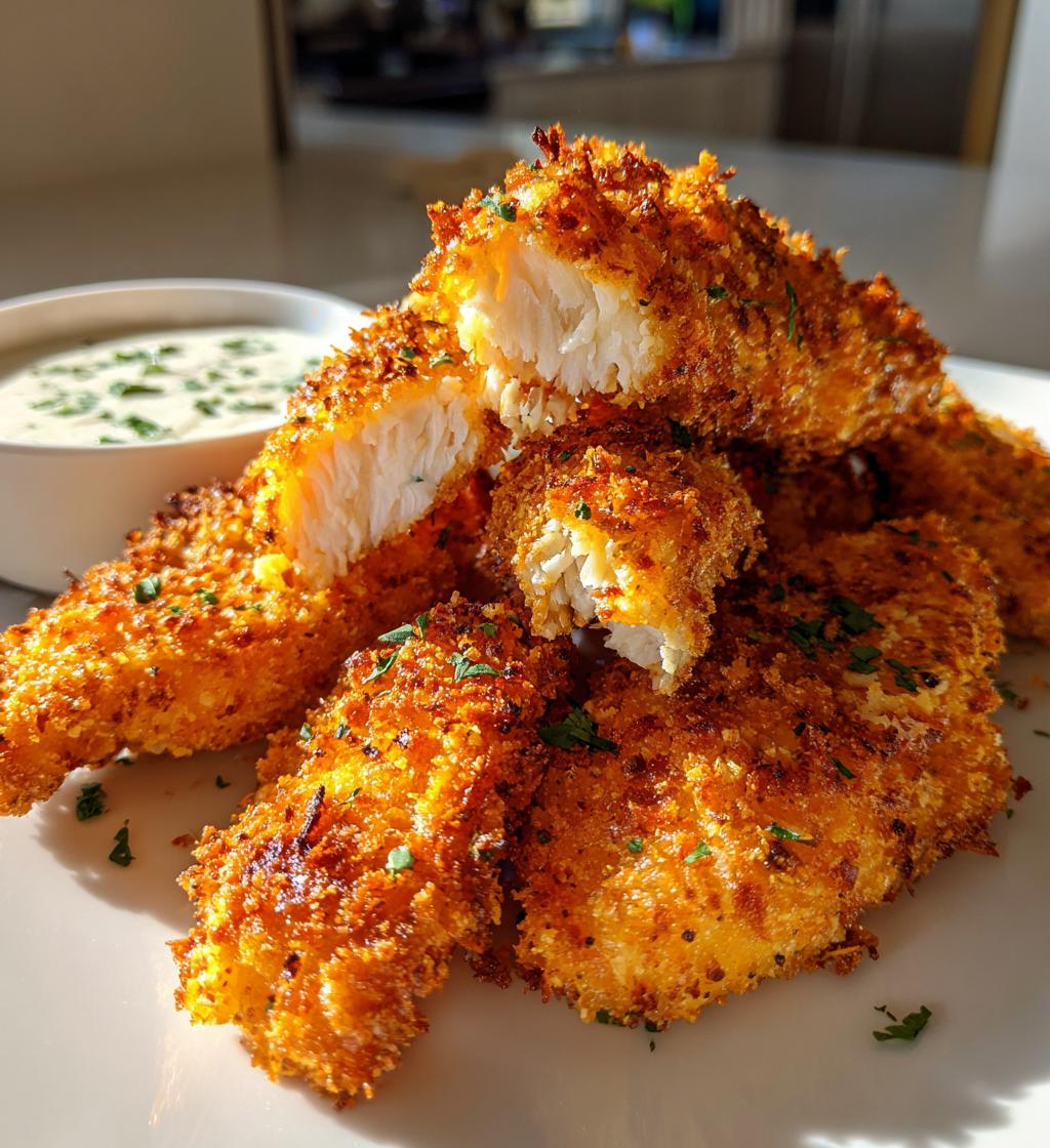 15 minute air fryer chicken tenders - detail 1